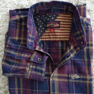 U.S. Polo Assn. Denim Co. Men's Long Sleeve Plaid Dress Shirt Size XL Preppy